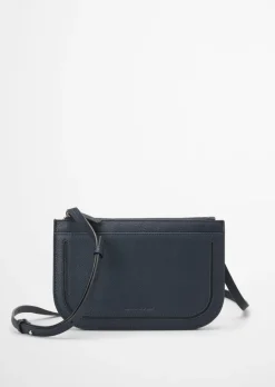 2in1 Crossbody Bag aus fein genarbtem Rindleder