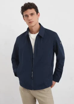 Jacke aus wasserabweisendem Materialmix