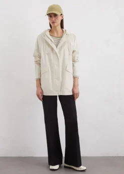 Jacke im Cape-Stil relaxed aus Organic Cotton-Twill