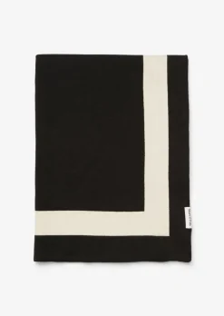 Jacquard-Statement-Plaid aus doppelt gestrickter Bio-Baumwolle