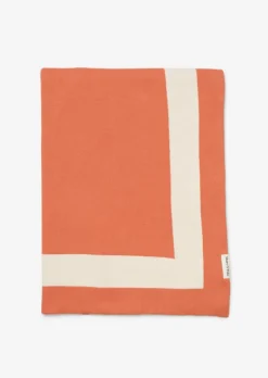 Jacquard-Statement-Plaid aus doppelt gestrickter Bio-Baumwolle