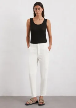 Jeans Iva boyfriend cropped aus Organic-Cotton-Lyocell-Stretch