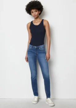 Jeans Model Alva slim aus stretchigem Organic Cotton-Mix