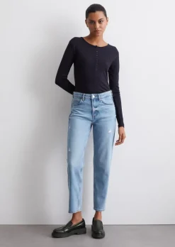 Jeans Model Hetta relaxed cropped mit CIRCULOSE®