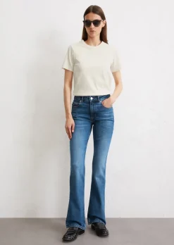 Jeans Model Kiruna flared aus Organic-Cotton-Mix-Stretch