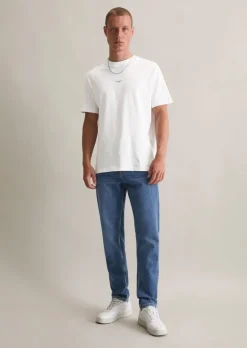 Jeans Model Linus slim tapered aus Bio-Baumwoll-Mix