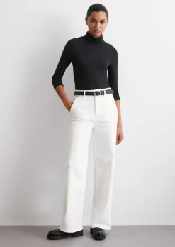 Jeans Model Luma wide aus Organic Cotton-Lyocell-Mix