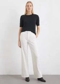 Jeans Model Luma wide aus Organic Cotton-Lyocell-Mix