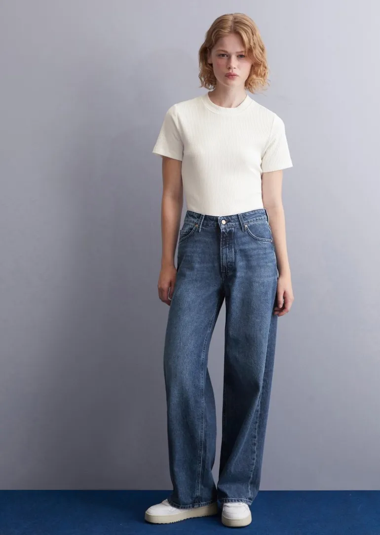 Jeans Model Tomma wide aus Baumwolle ohne Stretch