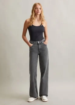 Jeans Model Tomma wide aus Bio-Baumwolle ohne Stretch
