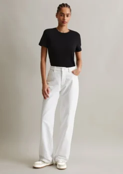 Jeans Model Tomma wide aus Rigid Denim