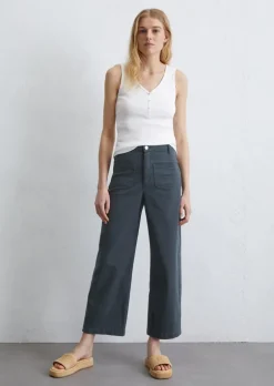 Jeans-Culotte Model Tolva regular cropped aus Organic Cotton Stretch