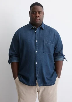 Jeanshemd regular aus reiner Bio-Baumwolle