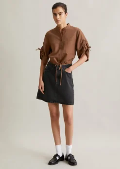 Jeans-Minirock regular aus reinem Organic Cotton