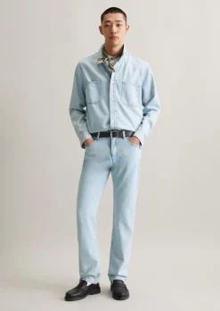 Jeans-Overshirt made with Orange Fiber