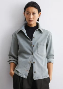 Jeans-Overshirt relaxed aus Organic-Cotton-Lyocell-Mix