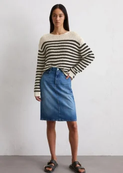 Jeansrock regular aus Organic Cotton-Stretch