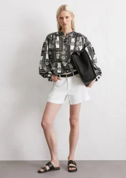 Jeans-Shorts relaxed aus Organic Cotton-Lyocell-Mix