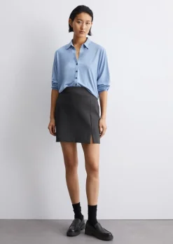 Jerseybluse loose aus LENZING™ ECOVERO™