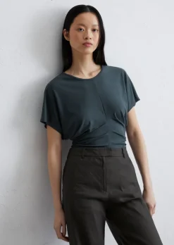 Jerseybluse shaped aus LENZING™ ECOVERO™