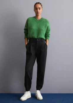 Jerseyhose regular aus kompakter Interlock-Qualität