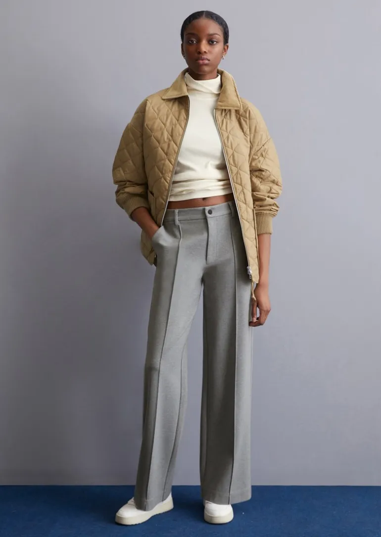 Jerseyhose relaxed aus kompakter Interlock-Qualität