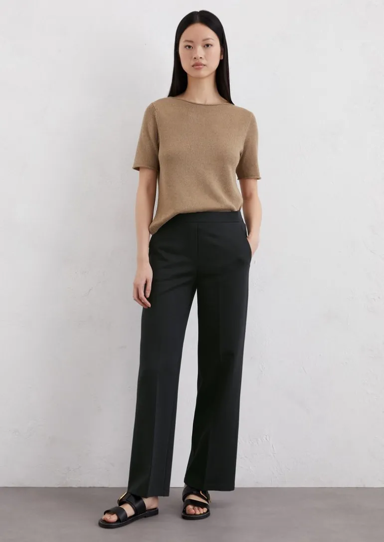 Jerseyhose slim aus Interlock-Qualität