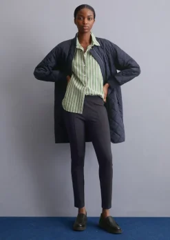 Jerseyhose slim aus kompaktem Interlock