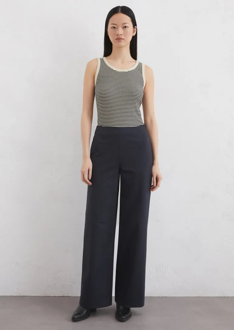 Jerseyhose wide aus Interlock-Qualität