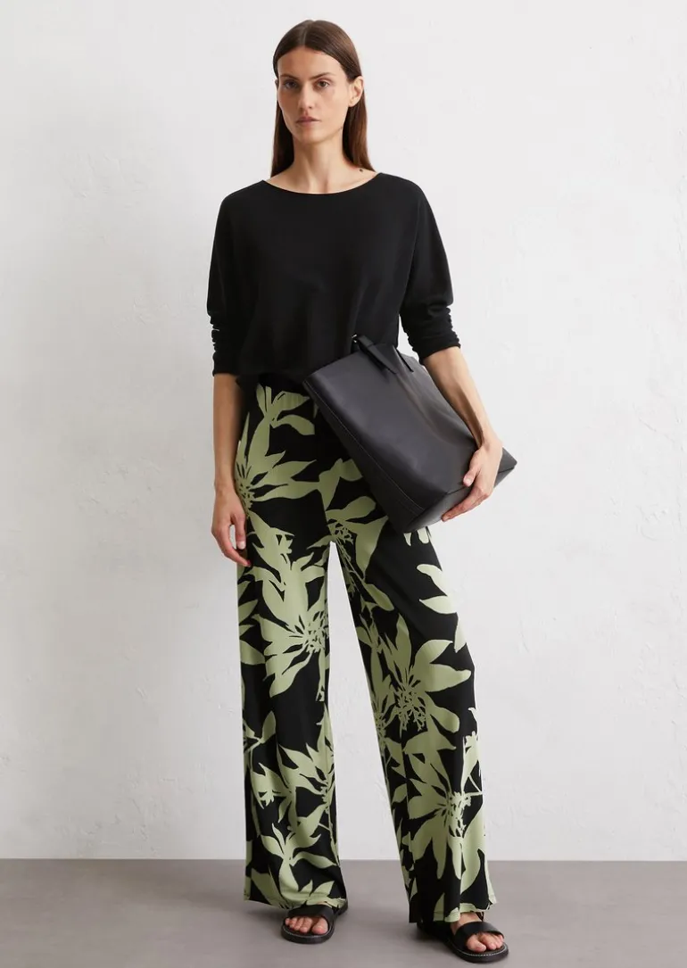 Jerseyhose wide aus stretchiger Viskose-Qualität