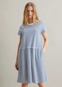 Jerseykleid regular aus Heavy Jersey