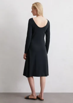 Jerseykleid regular mit TENCEL™ Lyocell