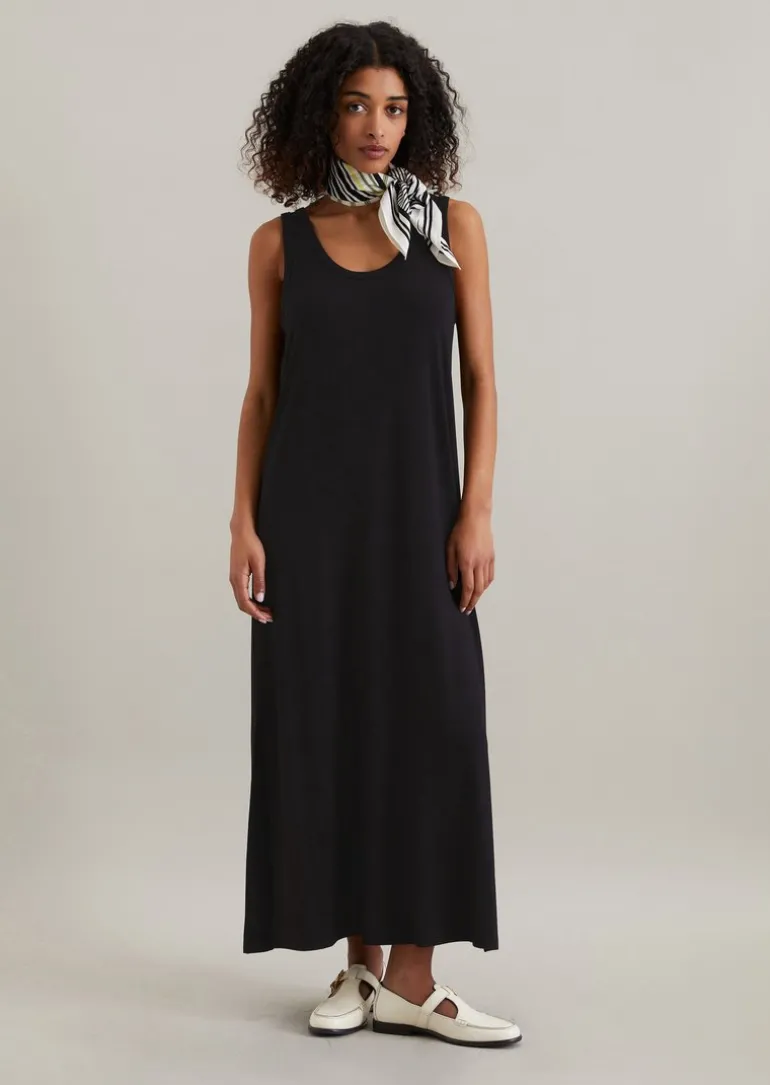 Jerseykleid relaxed aus fließendem Viskose-Stretch