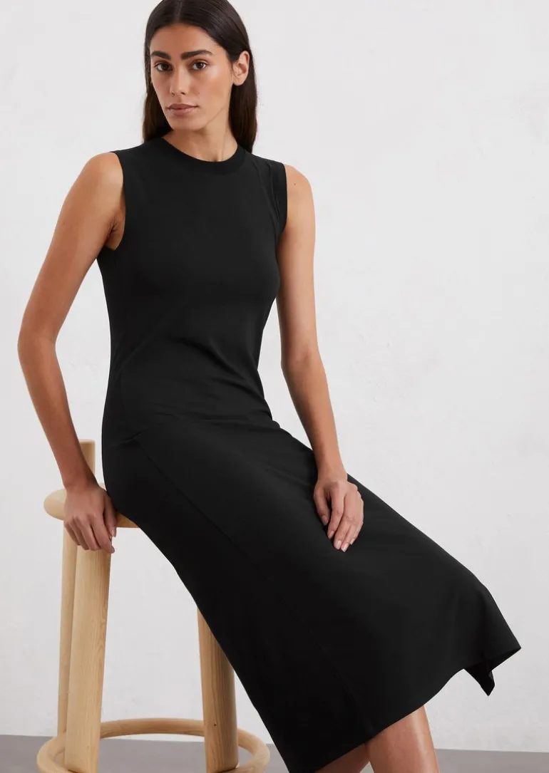 Jerseykleid shaped aus Organic-Cotton-TENCEL™ Modal