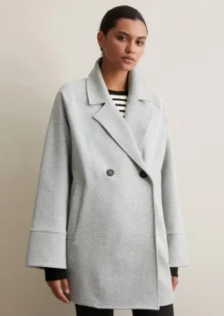 Jerseymantel loose aus Scuba-Interlock-Qualität