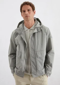 Kapuzen-Parka regular aus wasserabweisendem Material