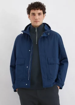 Kapuzen-Parka regular aus wasserabweisendem Material