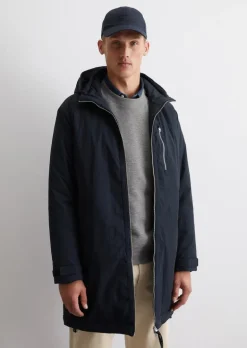 Kapuzen-Parka regular aus wasserabweisendem, recyceltem Material