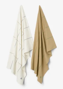 Kariertes Geschirrtuch im 2er Pack