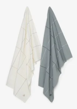 Kariertes Geschirrtuch im 2er Pack