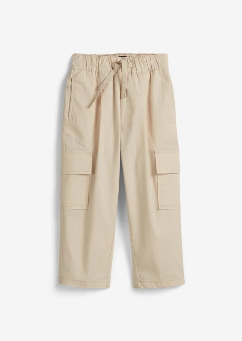 KIDS-BOYS Cargohose aus Bio-Baumwoll-Popeline