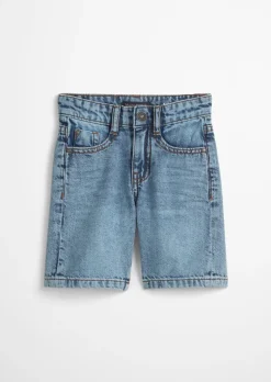 KIDS-BOYS Jeansbermuda aus reiner Bio-Baumwolle