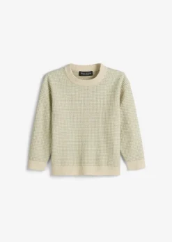 KIDS-BOYS Pullover mit Waffelstruktur