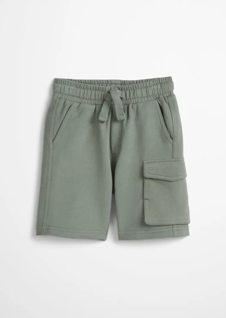 KIDS-BOYS Sweatbermuda aus reiner Bio-Baumwolle