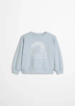 KIDS-GIRLS Sweatshirt mit rückseitigem Weblabel