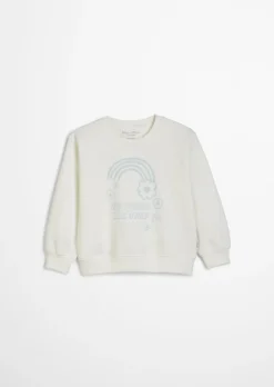 KIDS-GIRLS Sweatshirt mit rückseitigem Weblabel