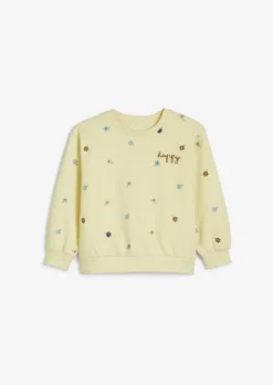 KIDS-GIRLS Sweatshirt mit gestickten Blümchen