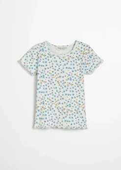 KIDS-GIRLS T-Shirt mit Blümchen-Muster