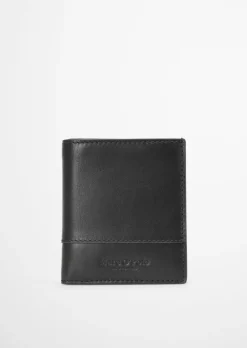 Klapp-Geldbörse medium in hochwertiger Leder-Qualität