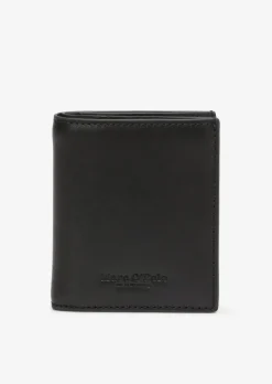 Klapp-Geldbörse medium in hochwertiger Leder-Qualität